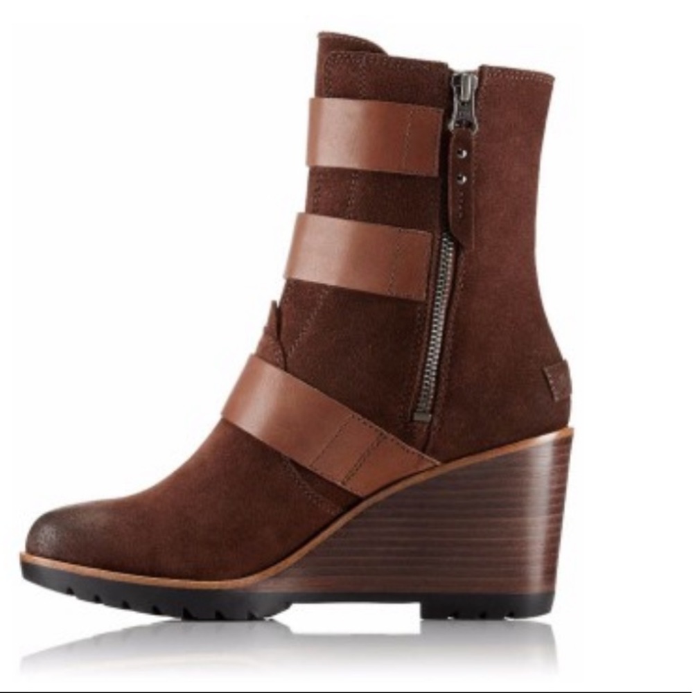 NWT SOREL WOMEN'S AFTER HOURS SUEDE BOOTIE Sz: 7 - Picture 6 of 8